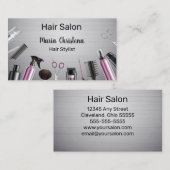 Haarstyling-Tools Haartrappe Haartrappe Styling Ro Visitenkarte (Vorne/Hinten)