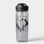 Haarstylist benannt trinkflasche (Vorderseite)