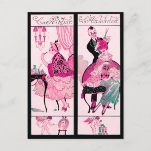 HAARSTYLIST,FASHION SCHÖNHEIT SALON MACHEN AUS KÜN POSTKARTE