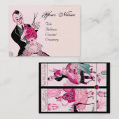 HAARSTYLIST,FASHION SCHÖNHEIT SALON MACHEN AUS KÜN VISITENKARTE (Vorne/Hinten)