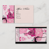 HAARSTYLIST,FASHION SCHÖNHEIT SALON MACHEN AUS KÜN VISITENKARTE (Vorne/Hinten)