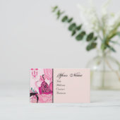 HAARSTYLIST,FASHION SCHÖNHEIT SALON MACHEN AUS KÜN VISITENKARTE (Stehend Vorderseite)