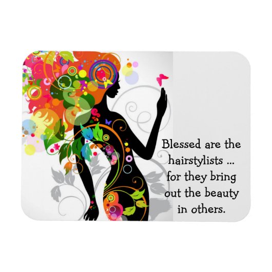 Haarstylist Graphic Magnet (Horizontal)