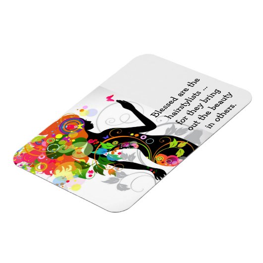 Haarstylist Graphic Magnet (Linke Seite)