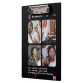 Haarstylist Instagram QR CODE Klemmbrett (Links)