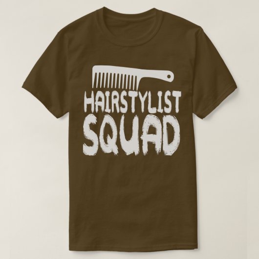 Haarstylist Squad T-Shirt (Design vorne)