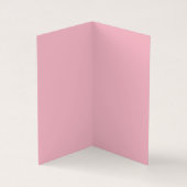 Haarstylistin beruflich schlicht-rosa Feminin Visitenkarten (Innenseite)