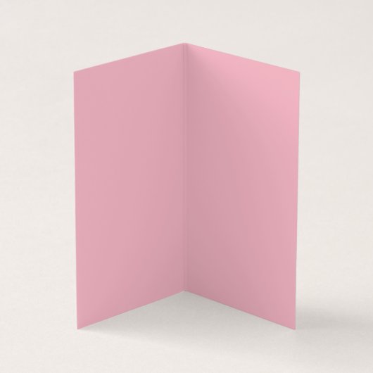 Haarstylistin beruflich schlicht-rosa Feminin Visitenkarten (Innenseite)