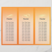 Haarstylistin Makeup Salon Gold Scheren Tri-Falten (Rückseite)