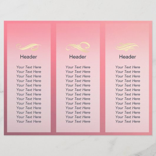 Haarstylistin Makeup Salon Gold Scheren Tri-Falten (Rückseite)