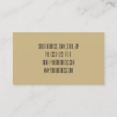 Haarstylistin spezialisiert auf Highlights & Farbe Visitenkarte (Rückseite)