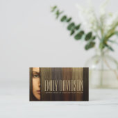 Haarstylistin spezialisiert auf Highlights & Farbe Visitenkarte (Stehend Vorderseite)