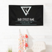 Haarstylistin-Tri-Schere Banner (Insitu)