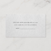 Haarstylistische Schere | Moderner Stil Terminkarte (Rückseite)