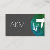 Haarstylle Monogram Sophisticture Visitenkarte (Vorderseite)