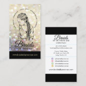 Haartrader - Braide - Hirngewächse - Stylist - Sal Visitenkarte (Vorne/Hinten)