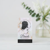 Haartrader - Braide - Hirngewächse - Stylist - Sal Visitenkarte (Stehend Vorderseite)