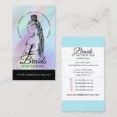 Haartrader - Braide - Hirngewächse - Stylist - Sal Visitenkarte (Vorne/Hinten)