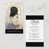 Haartrader - Braide - Hirngewächse - Stylist - Sal Visitenkarte (Vorne/Hinten)