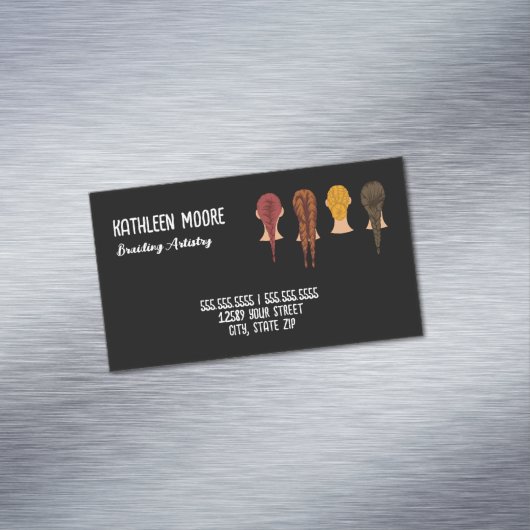 Haartrader Magnetische Visitenkarte (Beispiel)