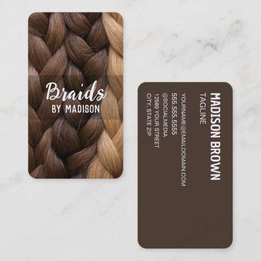 Haartrader Visitenkarte (Vorne/Hinten)