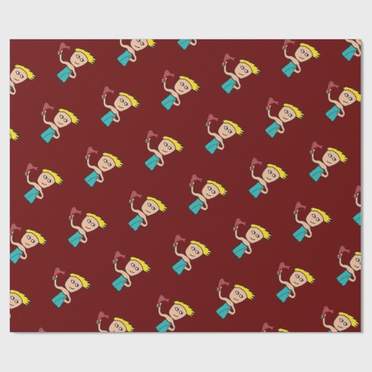 Haartrocknen Geschenkpapier (Flach)