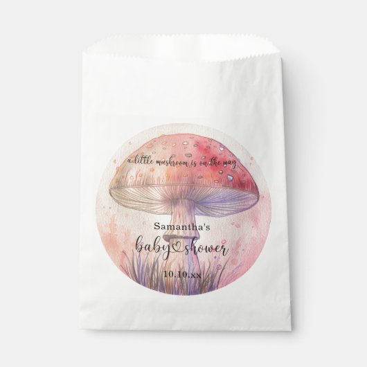 Haartrockner-Babydusche Geschenktütchen (Vorderseite)