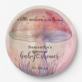 Haartrockner-Babydusche Pappteller