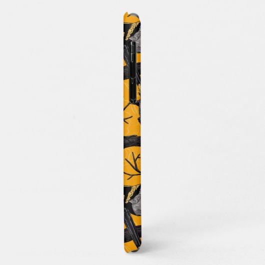 Haartrockner in Gelb Case-Mate iPhone Hülle (Hinten/Links)