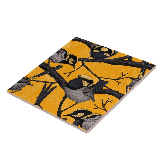 Haartrockner in Gelb Fliese (Seite)