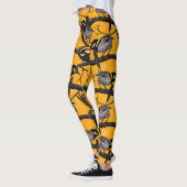 Haartrockner in Gelb Leggings (Links)