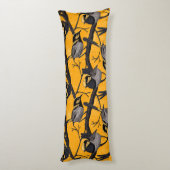 Haartrockner in Gelb Seitenschläferkissen (Rückseite (Vertikal))