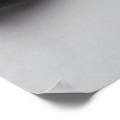 Haartrockner mit Schere und Kamm Poster (Ecke)