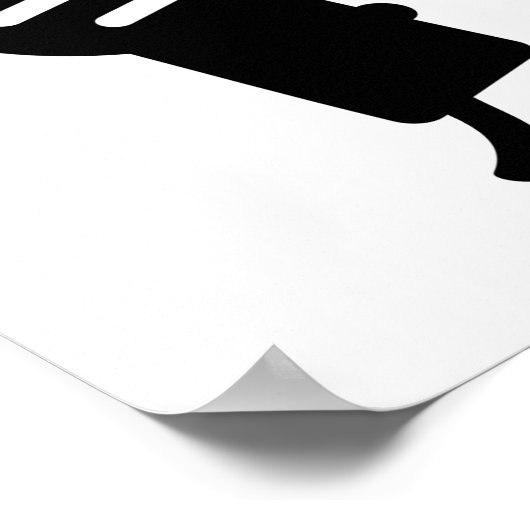 Haartrockner Poster (Ecke)