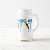 Haartrockner und Haarstreuer Bierglas (VorderseiteRechts)