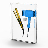 Haartrockner und Haarstreuer Fotoblock (Rechts)