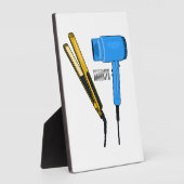 Haartrockner und Haarstreuer Fotoplatte (Seite)