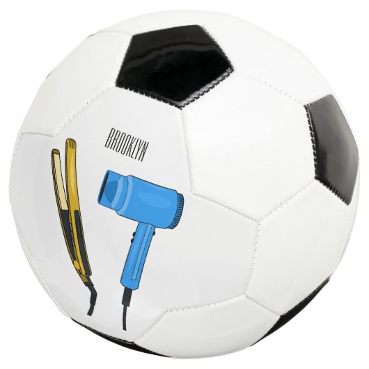 Haartrockner und Haarstreuer Fußball (Dreiviertel)