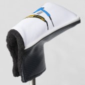 Haartrockner und Haarstreuer Golf Headcover (3/4 Vorderseite)