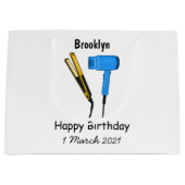 Haartrockner und Haarstreuer Große Geschenktüte (Vorderseite)