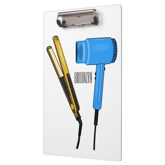 Haartrockner und Haarstreuer Klemmbrett (Links)