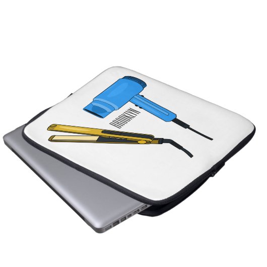 Haartrockner und Haarstreuer Laptopschutzhülle (Vorne Knopf)