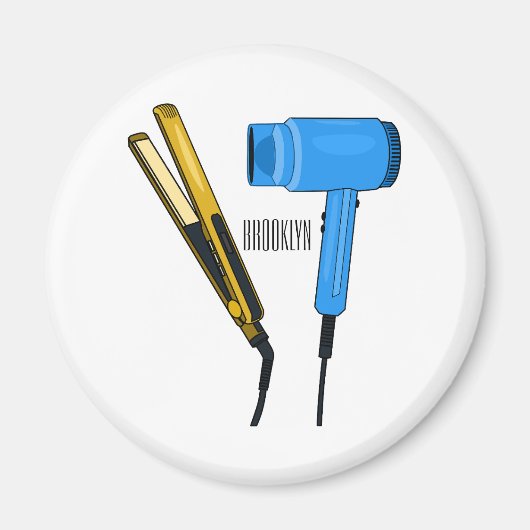 Haartrockner und Haarstreuer Magnet (Vorne)