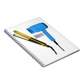 Haartrockner und Haarstreuer Notizblock (Rechte Seite)