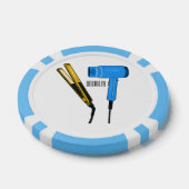 Haartrockner und Haarstreuer Pokerchips (Einzeln)