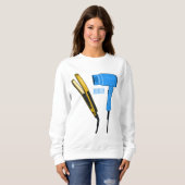 Haartrockner und Haarstreuer Sweatshirt (Vorne ganz)
