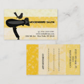 Haartrockner-verspottende Terminkarte (Vorne/Hinten)