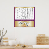 Haartypen1 Poster (Küche)