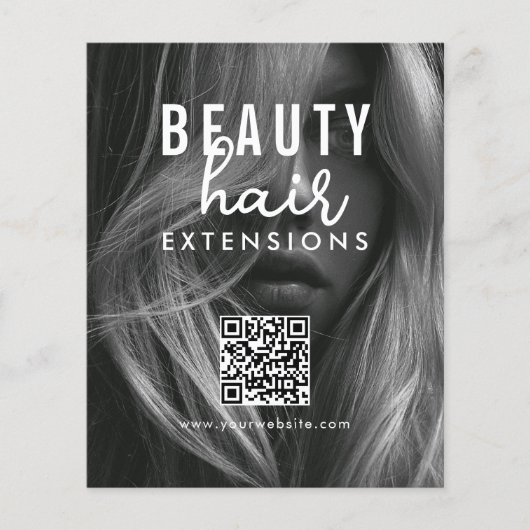 Haarverlängerung Perücken Bestellformular Haar Bra Flyer (Vorne)