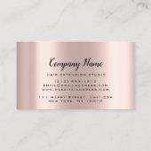 Haarverlängerung Rose Crown Spark Diamond Terminkarte (Rückseite)